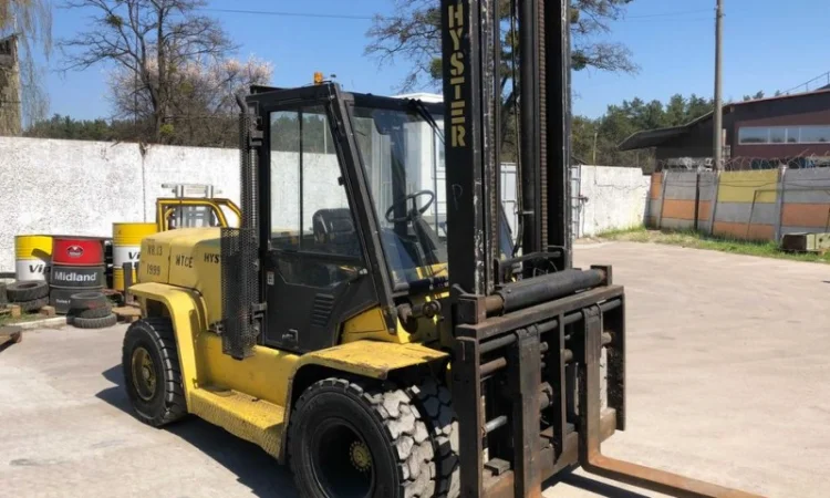 Вилочный погрузчик бу 7т., Hyster, двигатель Perkins - фото № 1