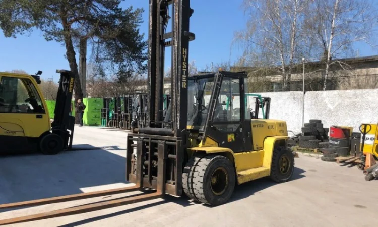 Вилочный погрузчик бу 7т., Hyster, двигатель Perkins - фото № 3