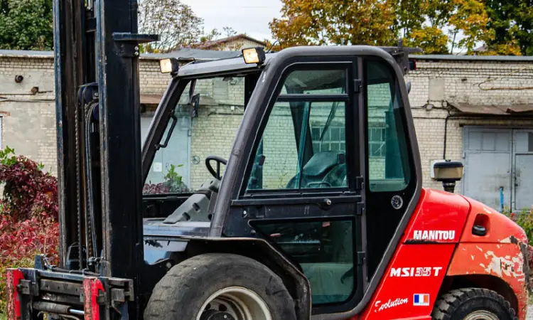 Вилочный погрузчик manitou msi35t повышенной проходимости - фото № 1