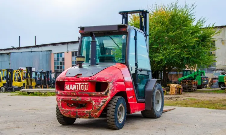 Вилочный погрузчик manitou msi35t повышенной проходимости - фото № 4