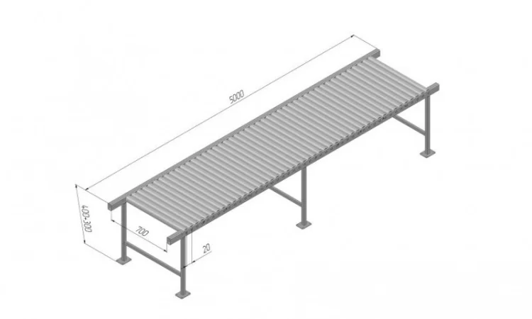 Конвейер роликовый (рольганг) - фото № 5