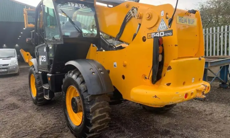 Телескопический погрузчик JCB 540-170. Первый владелец - фото № 8