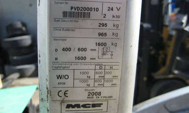 Продам электротележку б/у MITSUBISHI PBV20ND - фото № 8