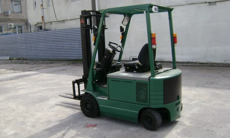 Продам электропогрузчик б/у MITSUBISHI FBP16 с новым аккумулятором - фото № 3