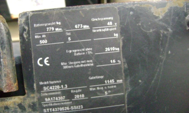 Аренда вилочный погрузчик б/у Crown SC4220-1.3 с электродвигателем - фото № 7