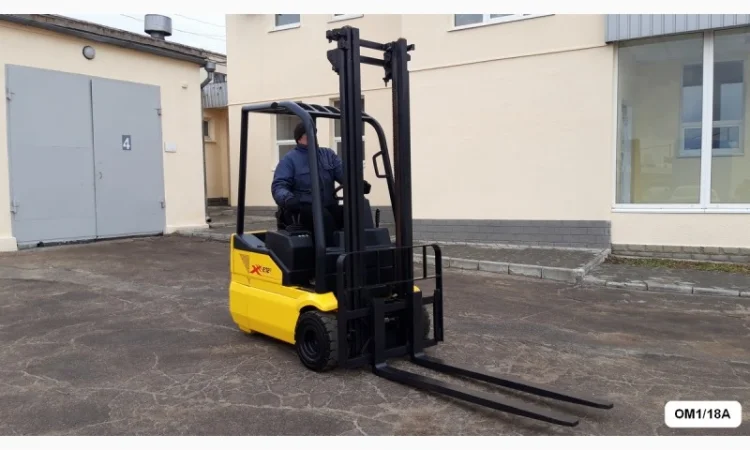 Электропогрузчик бу OM XE 12/3 грузоподъемность 1, 2 тонны - фото № 1