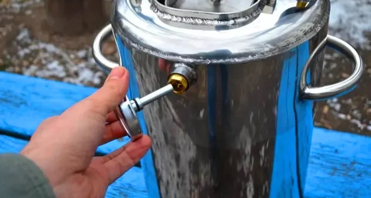 Автоклав Люкс-21 (на 21 банку) з біметалевим термометром - фото № 3