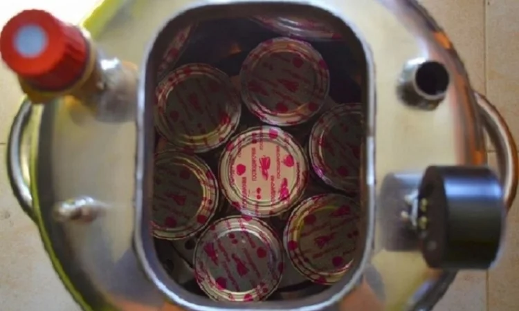 Автоклав огневой нержавейка на 14 банок - фото № 3