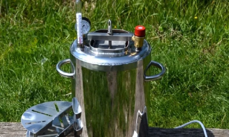 Автоклав электрический 14 банок нержавейка - фото № 4