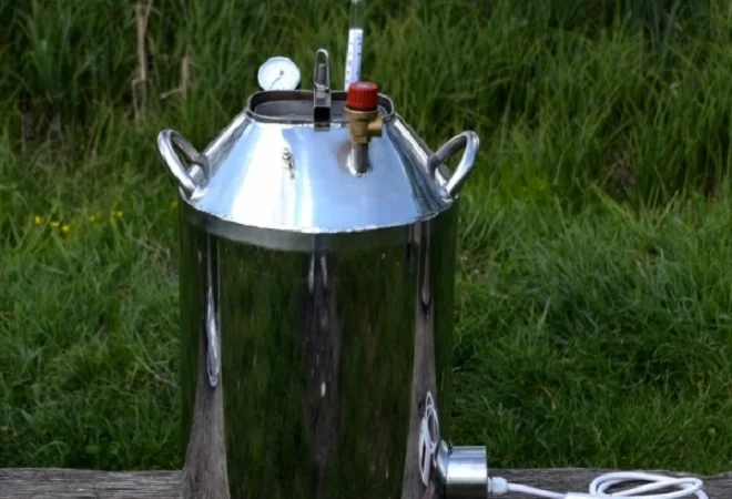 Электрический Автоклав 30 нержавейка - фото № 1