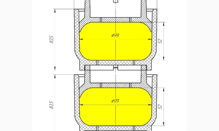Форма для сыра круглого весом до 0.5 кг типа "Гауда", "Бэби Гауда" - фото № 4