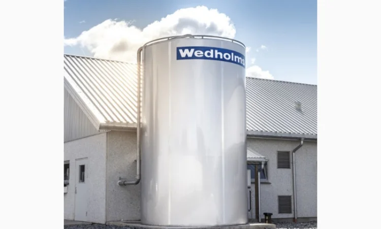 Резервуар для охлаждения молока (бункер) новый Wedholms объемом 15000 литров - фото № 1