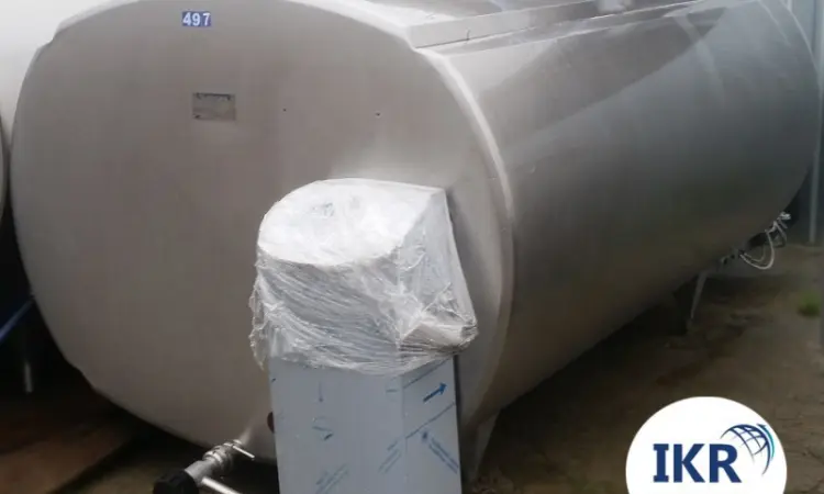 Молоко охолоджувач Б / У ALFA LAVAL 5000 закритого типу об' ємом 5000 літрів - фото № 1