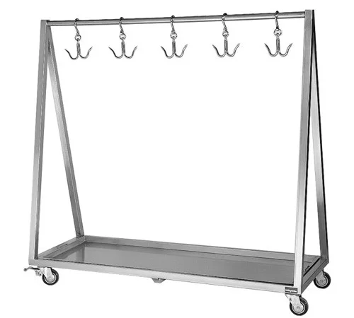 Тележка для транспортировки туш и полутуш. Вешала - фото № 3