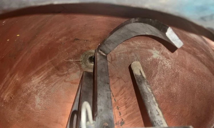 Котел варочний Б4-ШКВ-75 (27А) мідний з мішалкою - фото № 5