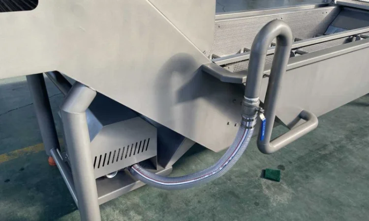 Барботажна ванна з конвеєром для миття зелені, ягід, овочів STvega BW L4000 - фото № 8