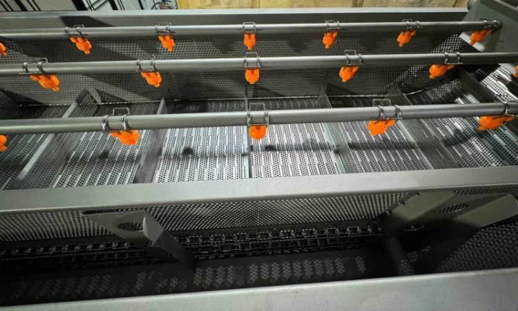 Барботажна ванна з конвеєром для миття зелені, ягід, овочів STvega BW L4000 - фото № 13