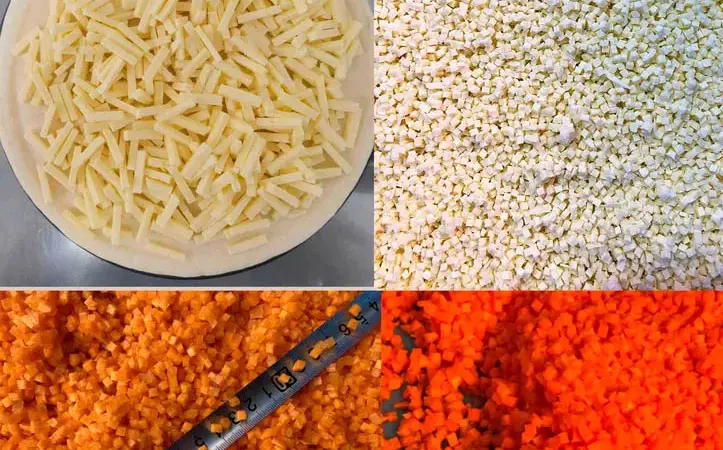 Нарезка кубиком и бруском свежего/подмороженного продукта STvega Dicer H3300 - фото № 3