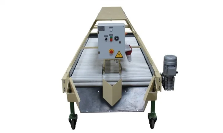 Стол роликовый инспекционный для картофеля, овощей, лука, моркови, фруктов КРИ-10 - фото № 5