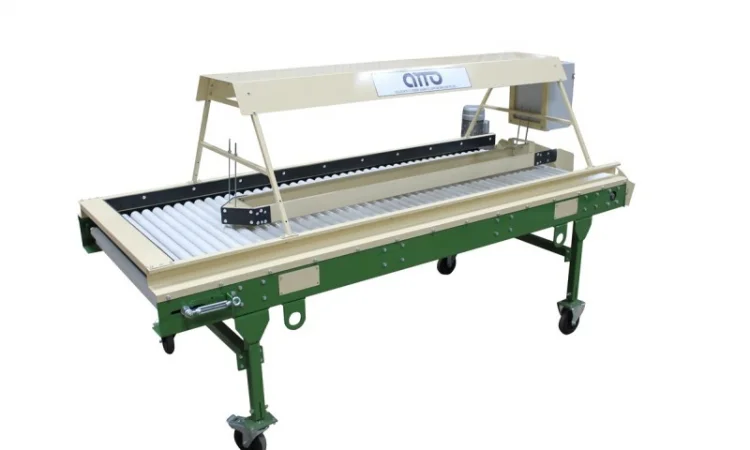 Стол роликовый инспекционный для картофеля, овощей, лука, моркови, фруктов КРИ-10 - фото № 1