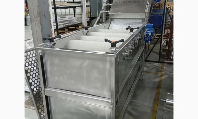 Барботажна мийка з додатковим рядом щіток для миття овочів та фруктів - фото № 4