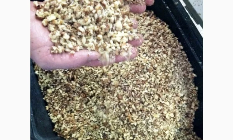 Дробление арахиса.дробление орехов на мелкие фракции. Дробильная машина - фото № 4