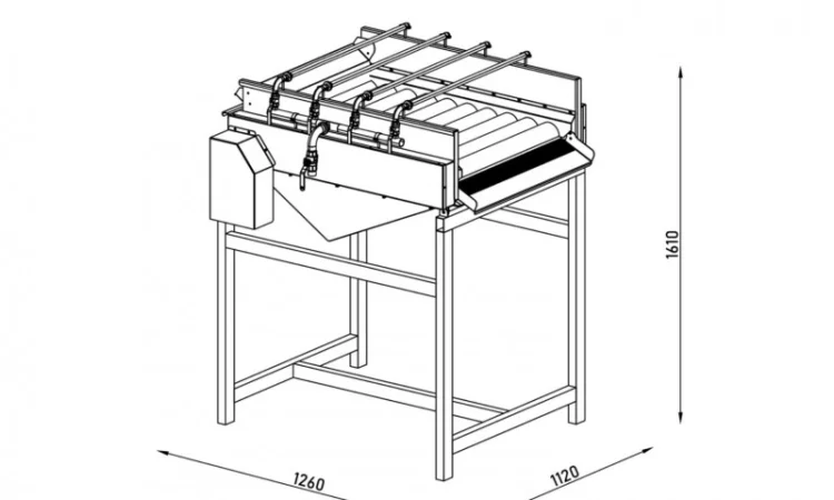 Щіткова миюча машина для ягід, овочів, фруктів і.т.д - фото № 4