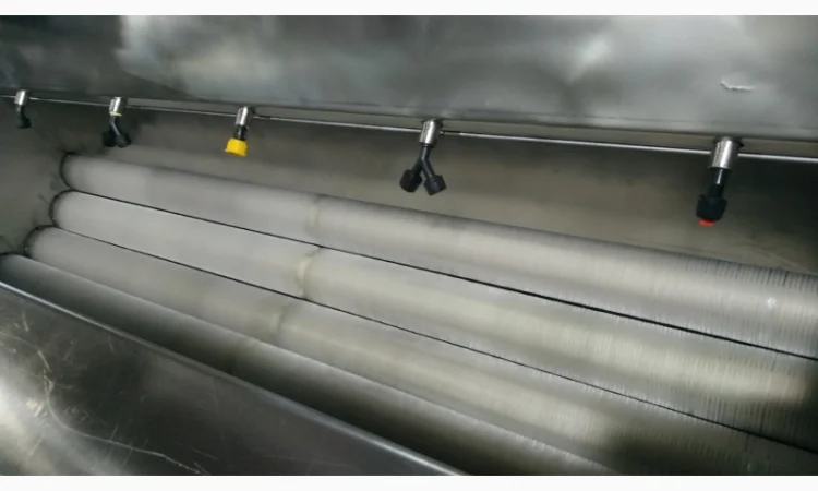 Порционная щеточная мойка для овощей, корнеплодов и орехов 1т/час - фото № 4