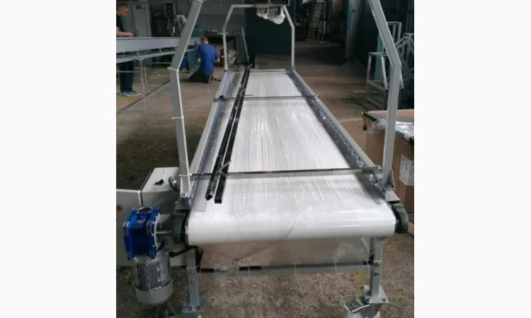 Сортировочный конвейер ленточный переборочный стол - фото № 3