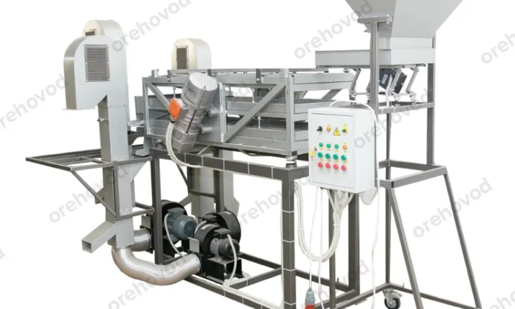 Вібросито з аспірацією для сортування волоського горіха (300 кг/год) - фото № 2