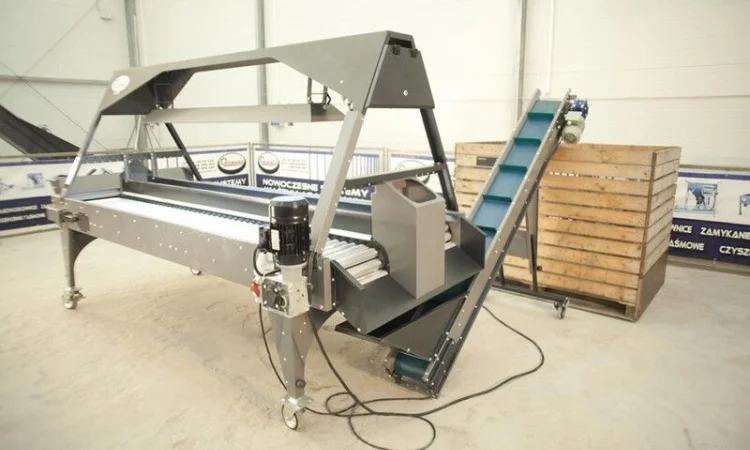 Новая сортировочная машина DOMASZ инспекційний стіл SSR - 1 - KMK, EURO-JABELMANN - фото № 6