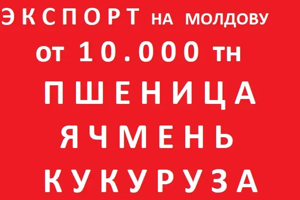 ЗЕРНОВЫЕ на Молдову = Пшеница = Ячмень - фото № 1