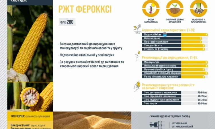 Насіння кукурудзи ФЕРОККСІ RAGT у продажу - фото № 2