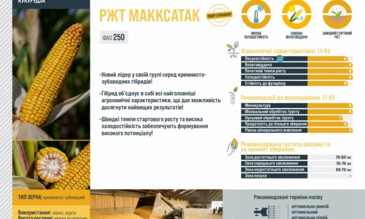 Насіння кукурудзи МАККСАТАК для продажу - фото № 3