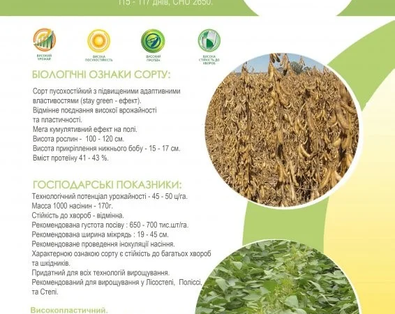 Семена сои под Раундап - Максус; Монро; Сенсор; Ультра, Венус - 1 репродукция - фото № 4