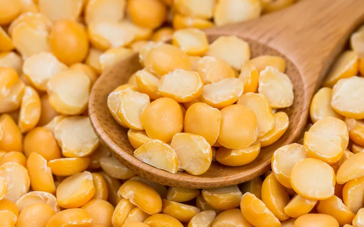 Горох жовтий колотий шліфований оптом - фото № 1