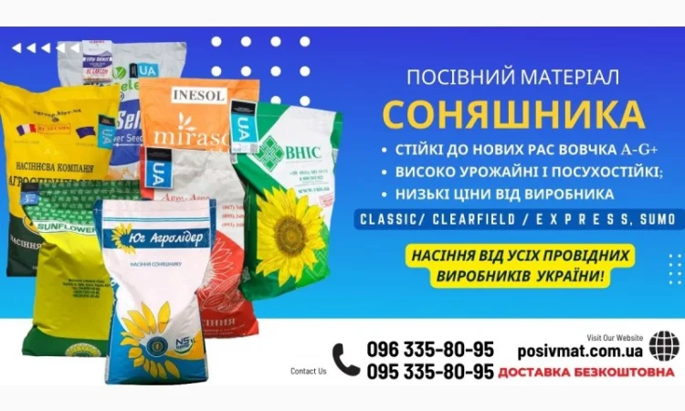 10% на посівний матеріал соняшника - фото № 1