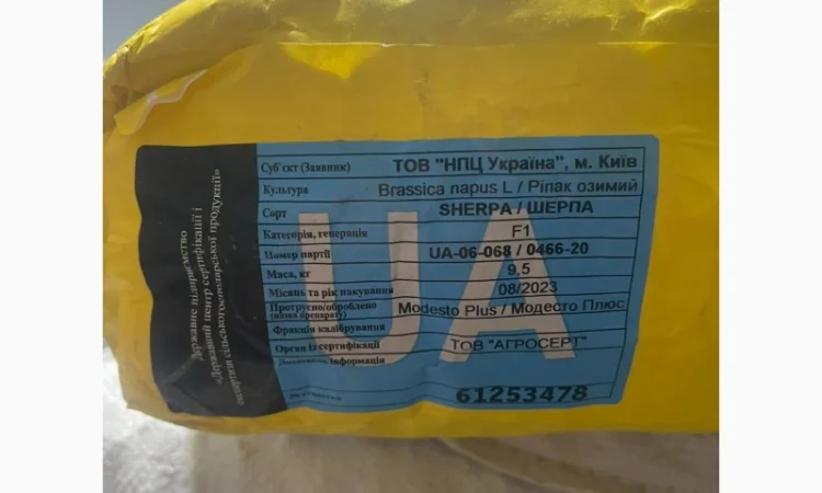 Гібрид ріпаку ШЕРПА (SHERPA) - високий врожай та швидкий ріст - фото № 1