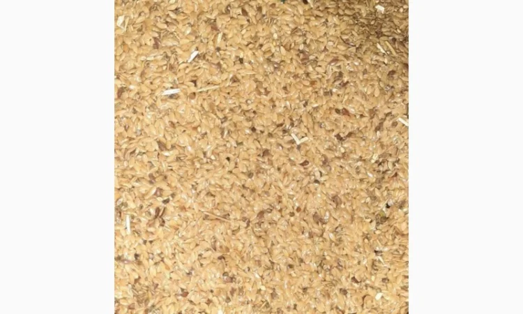 Отходы льна коричневого золотого в наличии - фото № 1