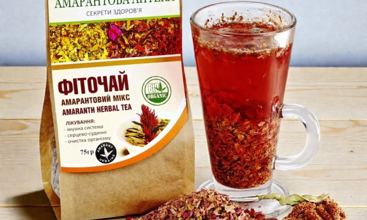 Фіточай «Амарантовий мікс» – Природна сила сквалену та вітамінів - фото № 1