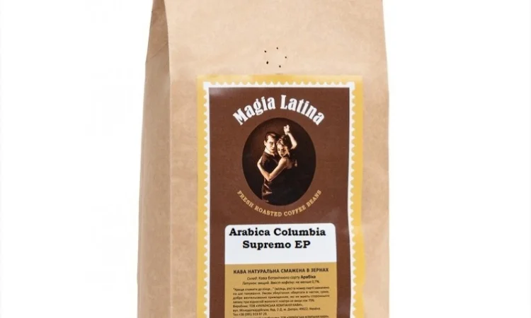 Кофе Колумбия Супремо, зерно 500 г - фото № 1