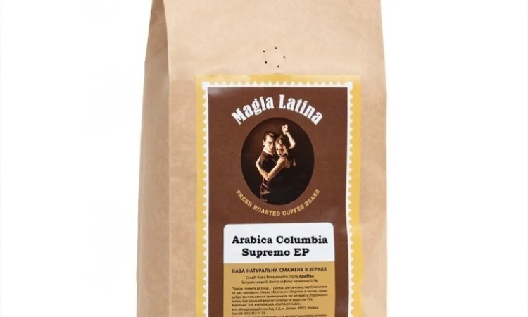 Кофе Колумбия Супремо, зерно 1кг - фото № 1