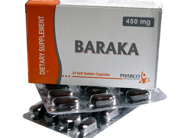 Масло черного тмина в капсулах "black seed oil" Baraka 24 шт - фото № 1