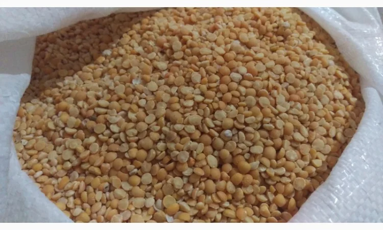 Гороховая крупа половинки и шлифованный целый - продажа - фото № 1