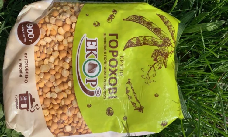 Крупи горохові фасовані 1кг від виробника ТМ ЕКОР - фото № 3