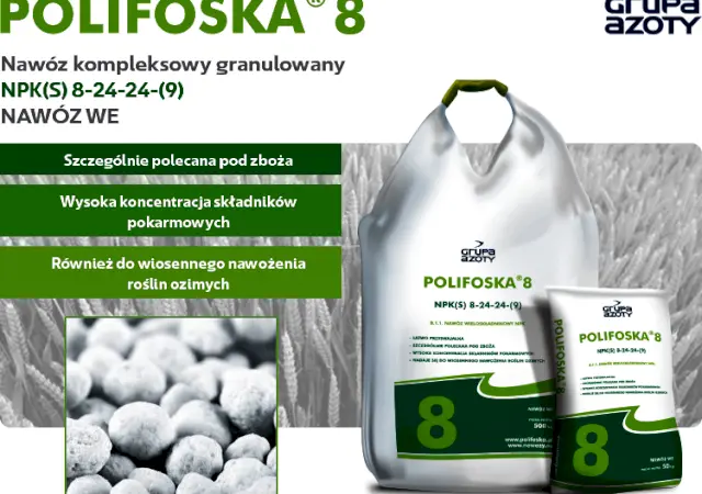 Поліфоска 8 NPK 8:24:24+9(S) / Polifoska 8 - фото № 1