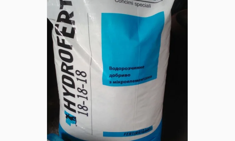 Мікродобриво ГИДРОФЕРТ 18.18.18 + 8 SOs + ME - фото № 1