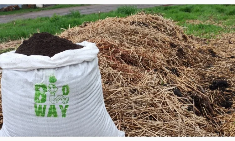 Біогумус вермікомпост просіяний добриво для саду городу компост у мішку 10 і 30 кг - фото № 3