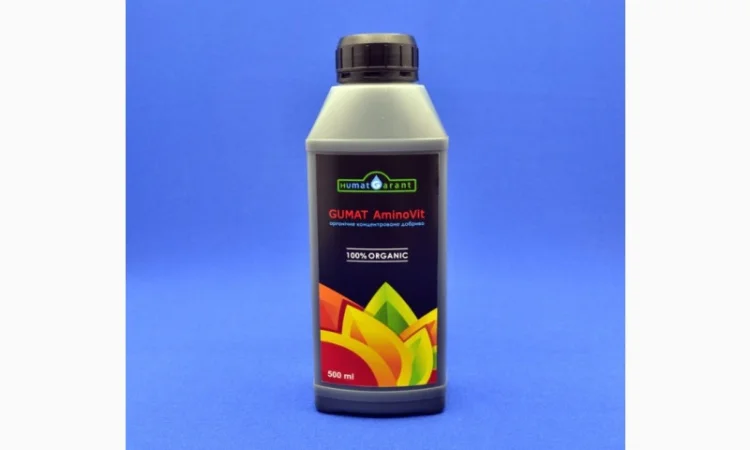 Добриво органічне Гумат Аміновіт 500 мл концентроване - фото № 1