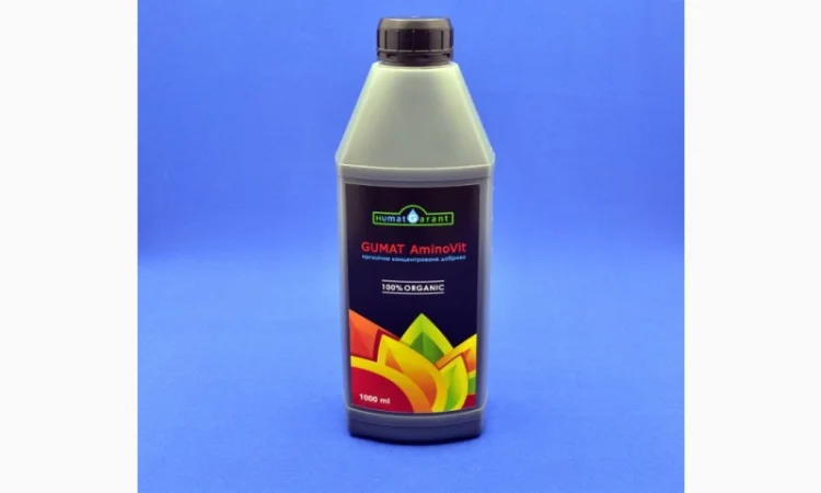 Добриво органічне Гумат Аміновіт 1 л концентроване - фото № 1